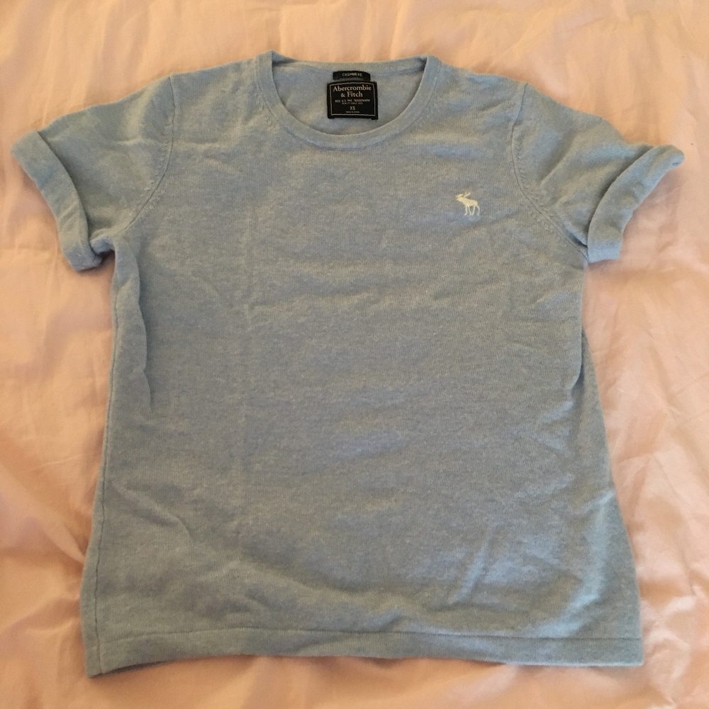 100% Cashmere Short-Sleeve Knit